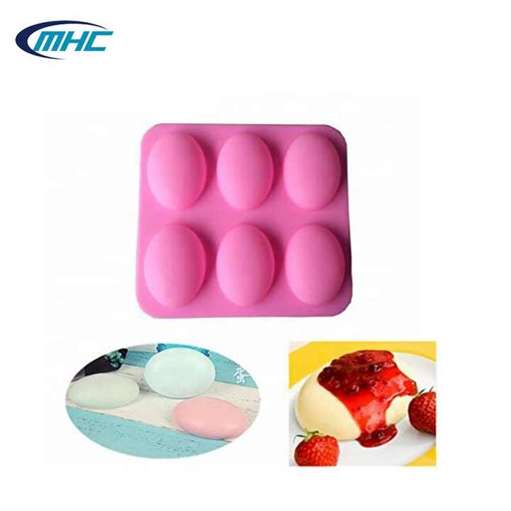 MHC แม่พิมพ์สบู่ซิลิโคนทำมือรูปวงรีทำมือ moule savons moldes Para jabon