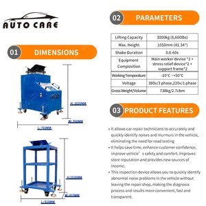 <strong>Computer</strong>-Controlled Vehicle Suspension Test Machine Chassis Shake Tester for Car Body Repair Noise Abnormality <strong>Detection</strong> Tools - Product Image 3
