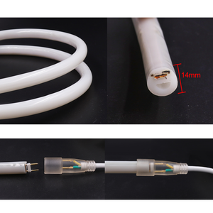 360 độ vòng <span class=keywords><strong>Neon</strong></span> <span class=keywords><strong>LED</strong></span> Strip ánh sáng không thấm nước IP67 220V 12V 24V 60LEDs 108LED 5050 Trắng RGB Ống linh hoạt dây ánh sáng đèn - Product Image 5