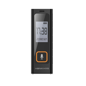 Hbnkh Mini registratore vocale professionale professionale con registrazione One-click con altoparlante