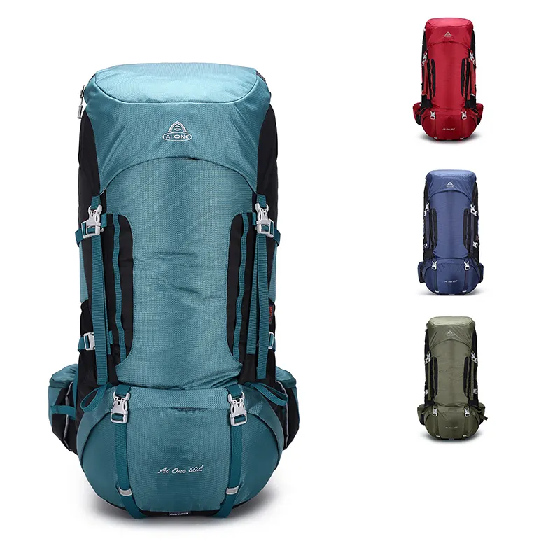 OEM 60L Waterproof Hiking Backpack