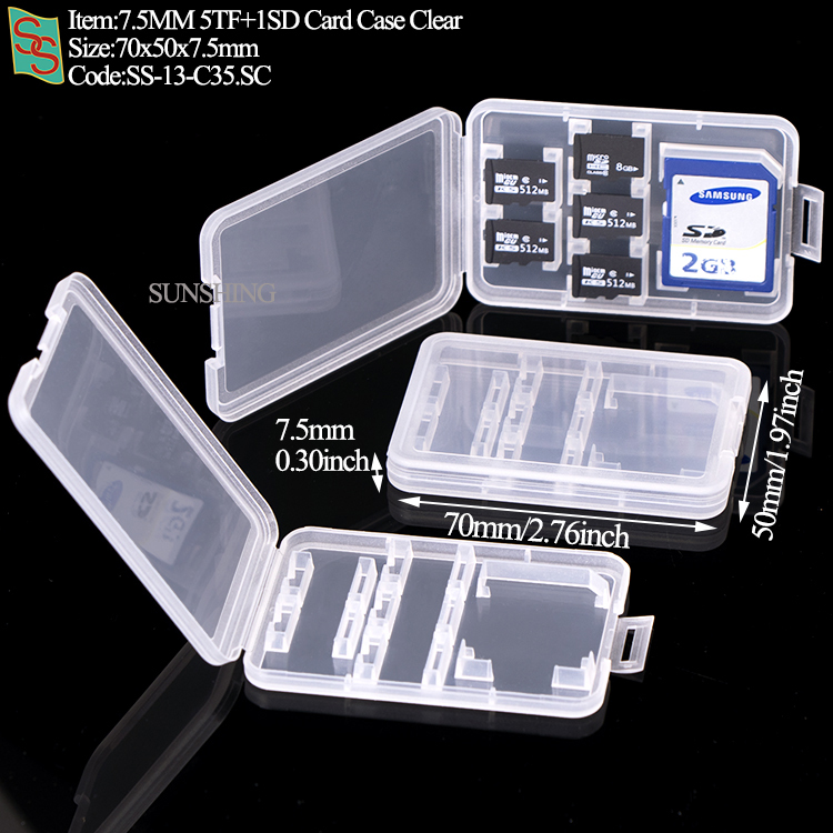 Étui pour cartes C35 1SD+5TF