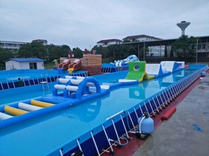 Gran marco de acero de metal al aire libre Piscina rectangular Piscina Intex - Product Image 6
