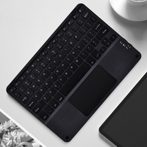 Teclado inalámbrico con panel táctil Panel táctil Delgado BT Teclado retroiluminado Tablet PC Teléfono móvil Laptop Teclado Trackpad Teclado - Product Image 4