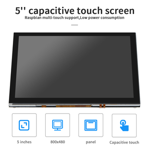 3D Printer Capacitive Touch-Screen 5.0&quot; 5 Inch Screen 800*480 Ips Tft Mipi DSI Capacitive Touch-Panel for <strong>Raspberry</strong> <strong>PI</strong>