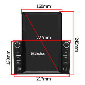 Sistema de Audio Universal para coche, reproductor Multimedia con pantalla Vertical, Mp5, Dvd, Usb, Wifi, transmisor Fm, Radio, estéreo, Android - Product Image 3