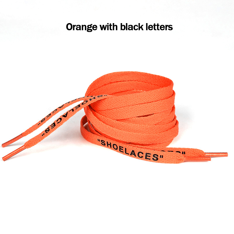 Orange avec lettres noires