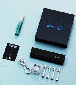 Pressure <strong>Sensor</strong> Turn on Sonic Electric Toothbrush with Led <strong>Display</strong> Touch <strong>Control</strong> IPX8 Waterproof - Product Image 4