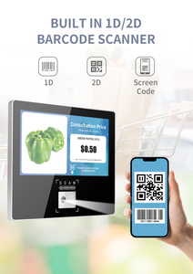 Android Windows 11,6 pulgadas 2D Módulo de escáner de código de barras fijo Montado fijo Módulo de lector de código de barras 1D Qr integrado para comprobador de precios
