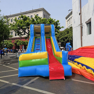 Blower Luxury nảy hiện đại công viên chủ đề lớn ngoài trời PVC bouncy <span class=keywords><strong>Inflatable</strong></span> lâu đài bóng với Slide - Product Image 5