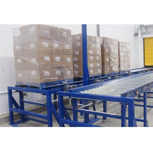 Logistic Pallet Sorting Gravity Galvanized Roller Conveyor System Logistics Warehouse <strong>Automatic</strong> Pallet Roller Conveyor Low Price - Product Image 1