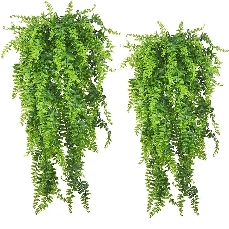 Simulação planta parede pendurado persa parede pendurado persa rattan falso flor videiras decoração plantas verdes decoração