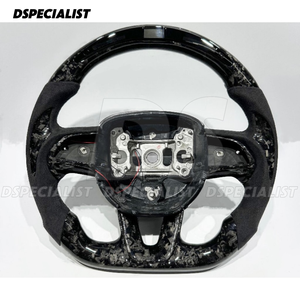 Phong cách màu đen dẫn sợi <span class=keywords><strong>Carbon</strong></span> tay lái cho Dodge Challenger sạc rtjeep theo dõi Hawk durango SRT scat gói 392 siêu ong - Product Image 1