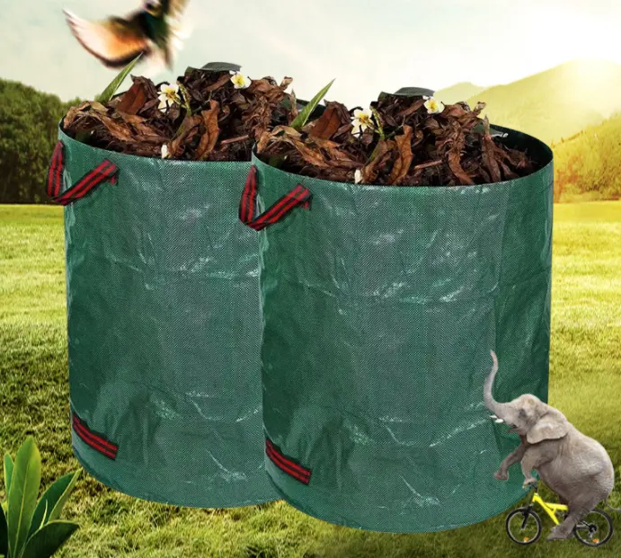 Sacs de jardinage Offre Spéciale classiques sac à cordon de feuille sac à déchets de cour réutilisable accessoires de jardin