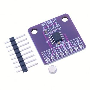 MT6816 modulo sensore di misurazione dell'angolo di induzione magnetica ad alta velocità e alta precisione Encoder magnetico - Product Image 1