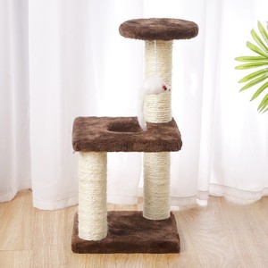 Juguete interactivo de gato de peluche barato de fábrica con hierba gatera - Product Image 1