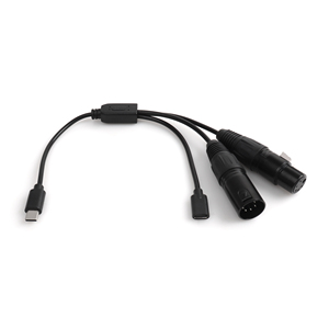 5 pines XLR tipo C hembra impresión USB C a 5 pines pro MIDI Kabel in Out Cable Convertidor para teclado MIDI control sintetizador Piano