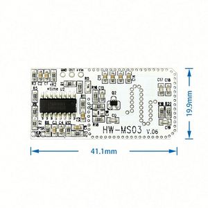 Pcba Hochleistungs-Bewegungs sensor modul Radar HW-MS03 2,4 GHz bis 5,8 GHz Mikrowellen radars ensor modul für Arduino