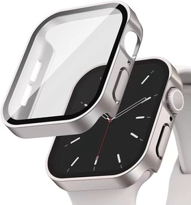 For <strong>Apple</strong> Watch 38 40 42 44 45 49 Mm Liquid Pc With Tempered Glass Protection Cover Case for Iwatch Screen <strong>Fil</strong> - Product Image 4