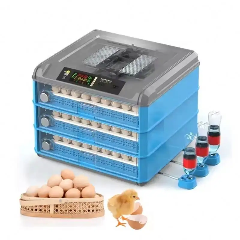 Incubadora de huevos de 24-500 capacidad, bandejas para incubar, Incubadora de bandejas de huevos, termostato eléctrico, incubadora automática de huevos de gallina