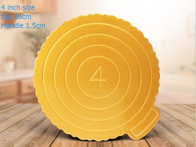 Gold Round 4 inch