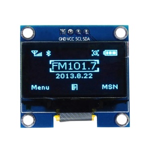Mini 1.3 inç OLED ekran modülü 128*64 IIC arabirimi OLED ekran SH1106 beyaz/mavi işık 4 PIN 1.3 inç OLED ekran modülü