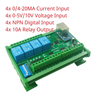 4/8CH Digital <strong>Analog</strong> <strong>Ethernet</strong> Remote I/O <strong>Modules</strong> Modbus RTU TCP/IP MQTT Network Controller 4-20MA 0-10V DAC Output Board - Product Image 5