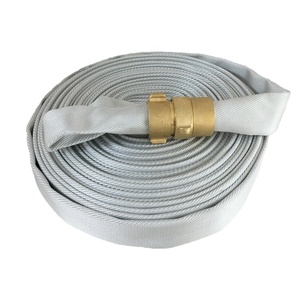 גבוהה באיכות כיבוי אש צינור צינור 250psi 1.5 אינץ 50ft גומי מרופד אחת מעיל בד אש צינור עם <span class=keywords><strong>NST</strong></span> פליז זיווגים