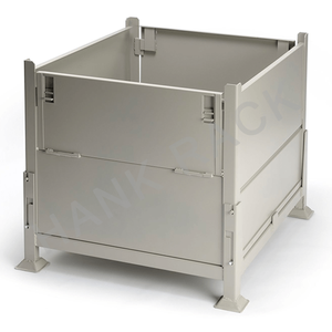 כבד החובה נוקשה גיליון מתקפל מתכת פחי רכב תואם אחסון פלדה מכולות - Product Image 6