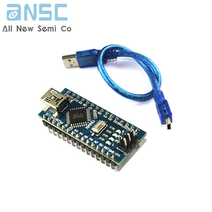 Pro Mini ATmega328P 5V 16MHz Mikromodul-Entwicklungs platine mit 2-reihiger Stift leiste für Arduinos