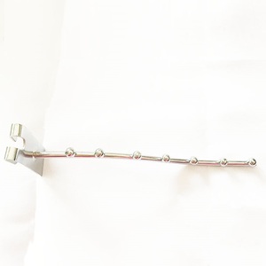 镀铬金属网格墙挂钩，带球，用于商店 - Product Image 2