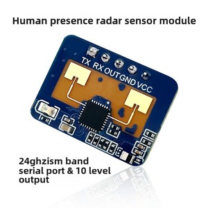 Módulo de sensor inteligente LD2410C Radar de presencia humana y sensor de movimiento de monitoreo de respiración y latidos cardíacos de salida de 12V - Product Image 2