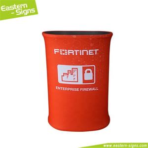 Hot portátil retangular pop-up <span class=keywords><strong>counter</strong></span> display para feiras de alumínio mesa promocional