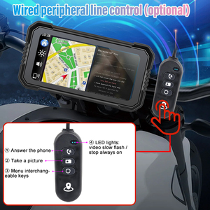 Xe máy GPS đơn vị 6.25 "sat NAV cho một xe máy Carplay xe máy hệ thống định vị không thấm nước Android tự động màn hình - Product Image 4