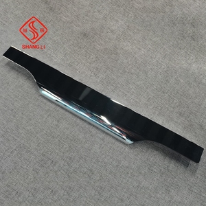 Bán buôn hiện đại tối giản đơn giản Matt Đen Nhà Bếp ẩn ngăn kéo đồ nội thất cạnh xử lý bằng gỗ hợp kim nhôm xử lý - Product Image 6