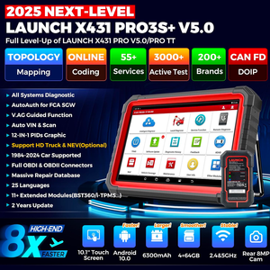 Versión mejorada 2025 LAUNCH X431 PRO3S + V5.0 Herramienta de escaneo bidireccional, topología OEM, codificación ECU, más de 55 servicios, Sistema completo - Product Image 2