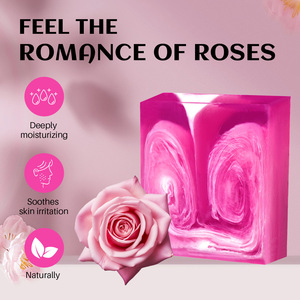 El yapımı pembe bulut sis Yoni sabun gül uçucu yağ vücut sabunu özel koleksiyon - Product Image 2