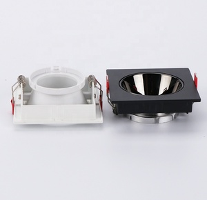 Recessed modülü GU10 konut çerçeve uydurma GU10 gövde kamera fikstür gömme kare LED Downlight Downlight - Product Image 5