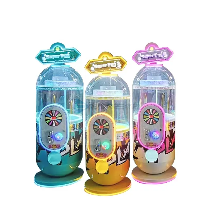 Vergnügung spark Beliebte Kinderspiel zeug bälle Verkaufs automat Kapsel münze Gumball Gashapon Zuckerwatte Verkaufs automat