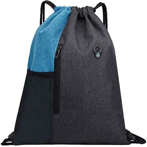 Custom Logo <strong>Nylon</strong> Draw <strong>String</strong> Bag Backpack Recycled Waterproof Polyester Drawstring Bag - Product Image 2