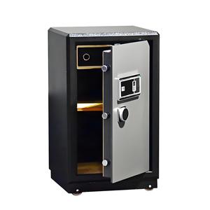 キーロック付き大型耐火スチールマネーセーフボックスマルチユーザー指紋セーフボックス - Product Image 2
