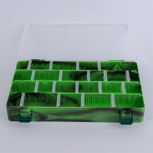 Hộp đựng đồ câu cá bằng nhựa trong suốt, chống thấm nước, khuyến mãi nóng, 24 ngăn, hộp đựng mồi câu dùng cho sông, bộ dụng cụ câu cá DY810 - Product Image 3