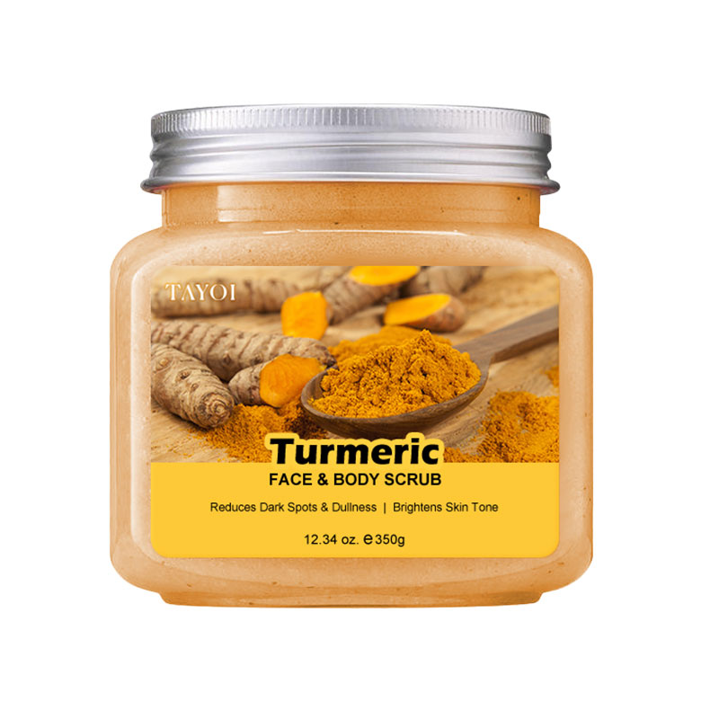 Gommage corporel au curcuma