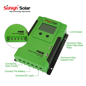 12v 24v 48 v 10 20 A 30A 50A 60A 48 volt controller pannello di alimentazione pwm caricabatterie controller regolatore di carica solare - Product Image 6