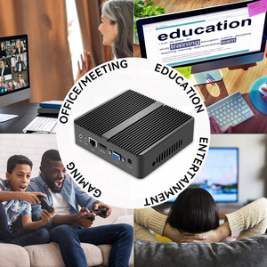 Minipc bilgisayar Intel Celeron Core I3 I5 Linux kol fansız Mini anakart masaüstü Barebone kişisel taşınabilir PC - Product Image 5