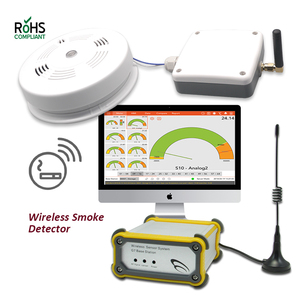 CE ROHS FCC Certification High Sensitivity Smoke Detection Smoke Detector <strong>Fire</strong> Alarm with LED Battery Operated Smoke Detector - Product Image 1