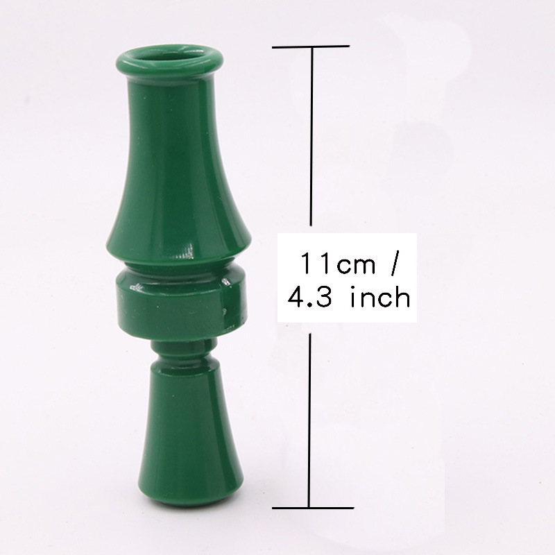 Silbato de pato verde