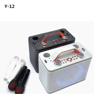 便携式移动15w蓝牙扬声器，带麦克风连接范围15-20米RGB发光二极管光模式卡拉ok机 - Product Image 6
