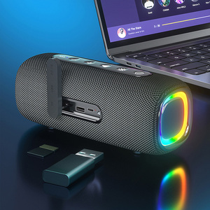 Premium Smart <strong>Speaker</strong> with RGB LED Lights and Waterproof Design Perfect for Home and Outdoor Voice Control <strong>Use</strong> - Product Image 3