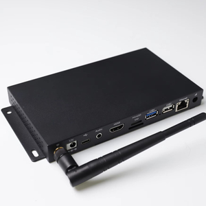 Android четырехъядерный Мини HD RK3328 металлический медиаплеер Android 7 100 м LAN WIFI BT Оптический для рекламы digital Signage Player - Product Image 3
